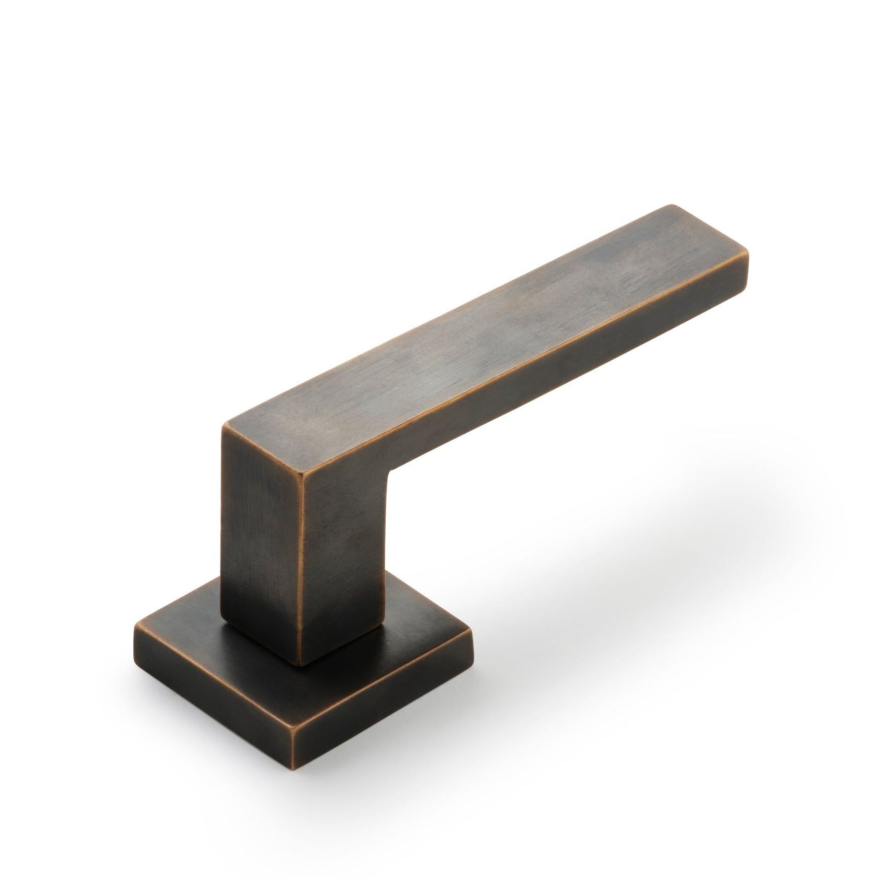 Cast Square Bronze Lever Handle