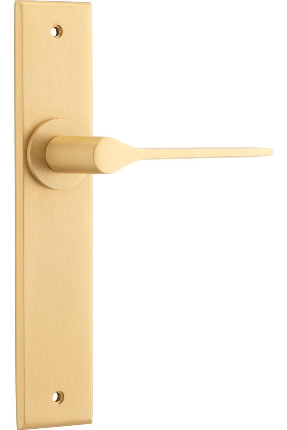 Como Lever - Chamfered Backplate
