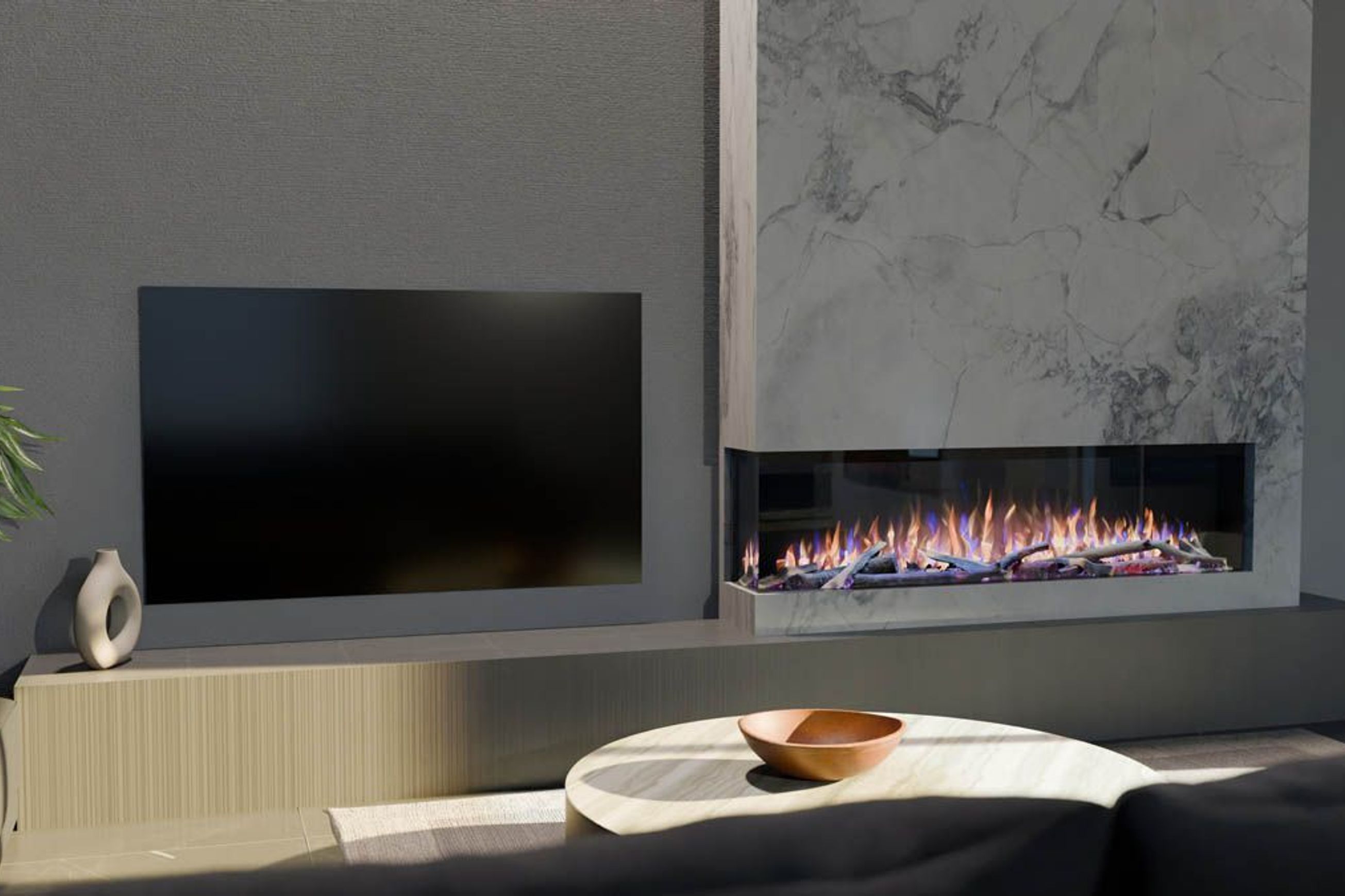 VisionLINE View Electric Fireplace