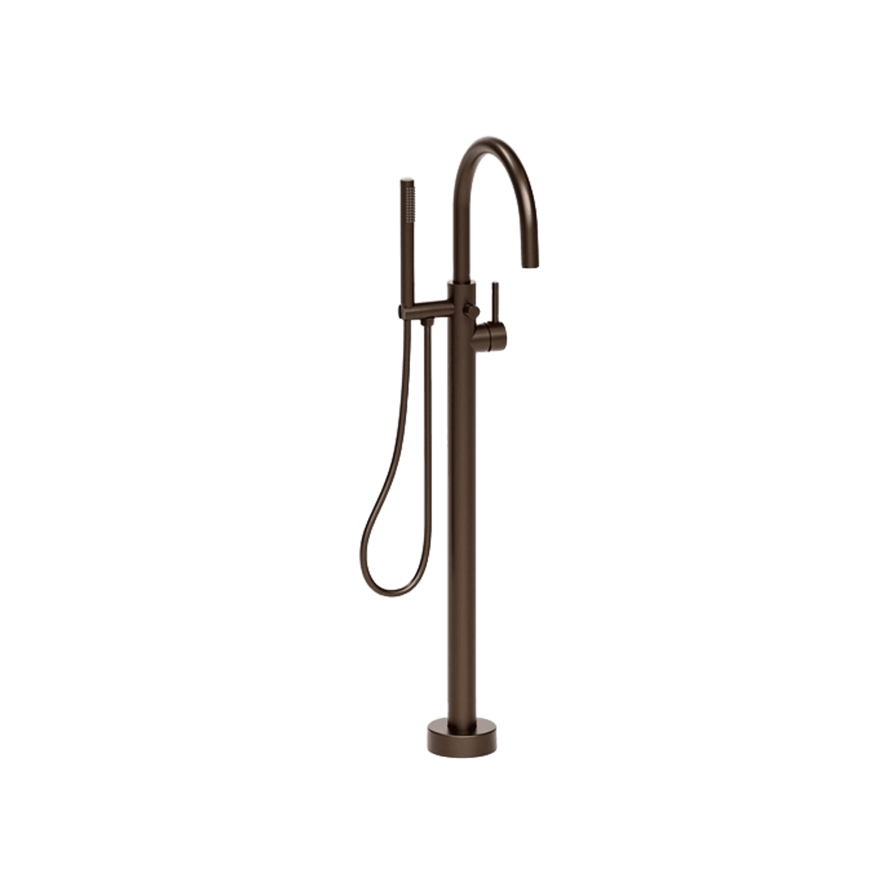 Nature Floorstanding Bath Filler with Hand Spray