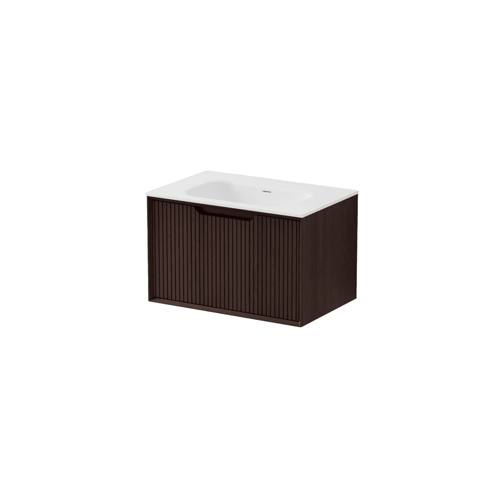 Aria 750 Wall Hung Vanity | Inset Basin