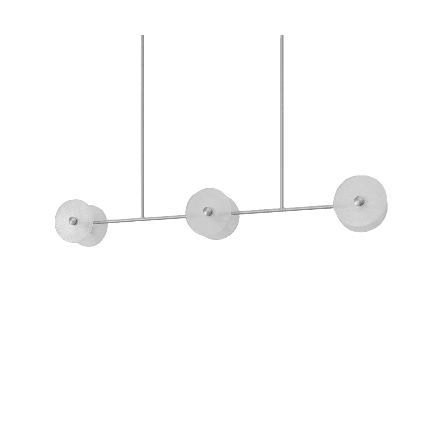 Coral Linear Rod Pendant (Six Coral Pieces)