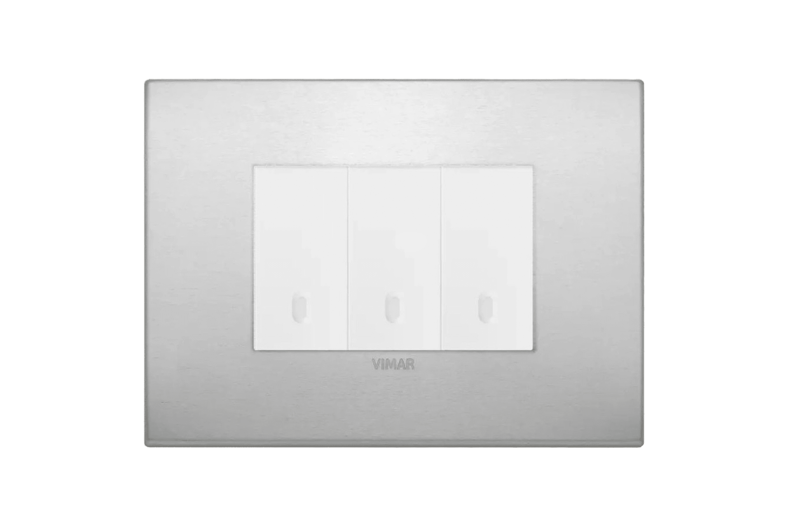 Vimar Eikon Arke Light Switches | Aluminium