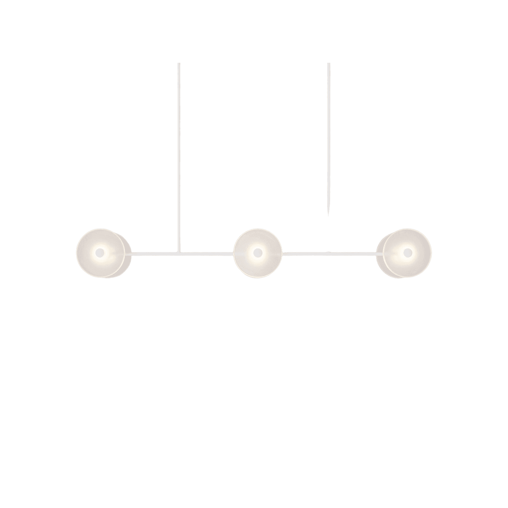 Coral Linear Rod Pendant (Six Coral Pieces)