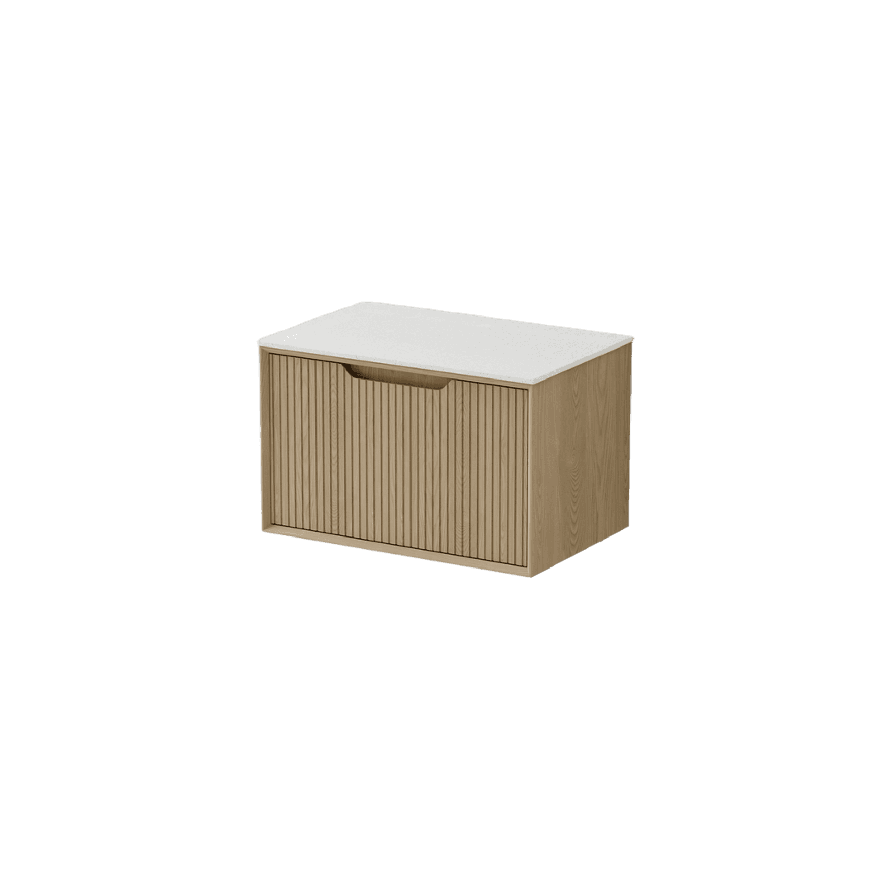 Aria 750 Wall Hung Vanity | Villastone Slab Top