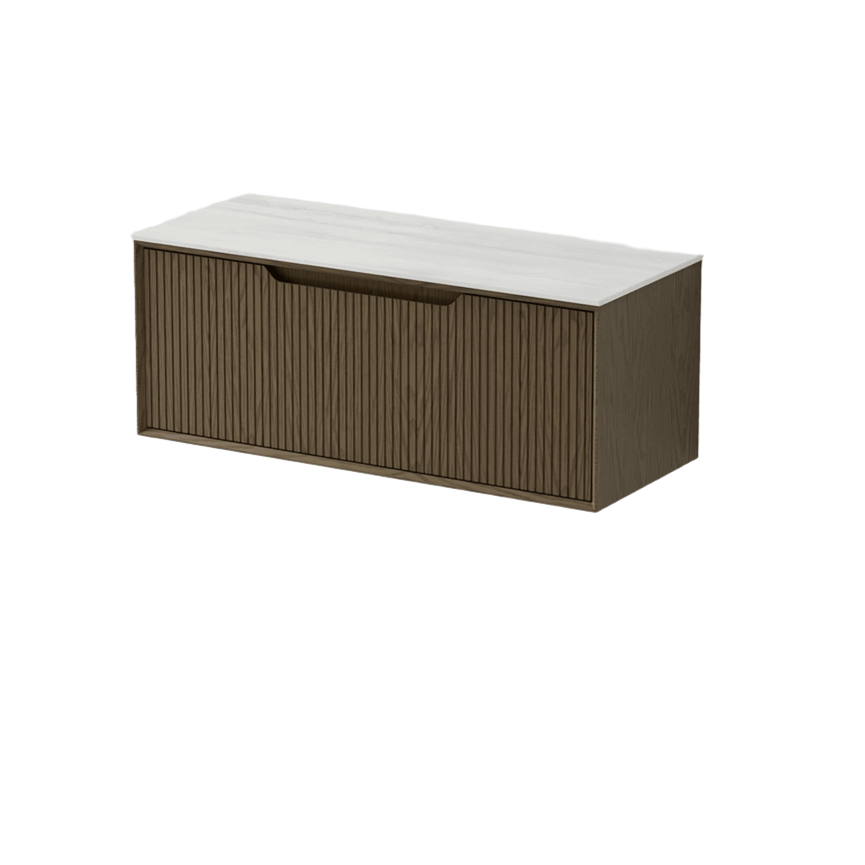 Aria 1200 Vanity | Villastone Slab Top