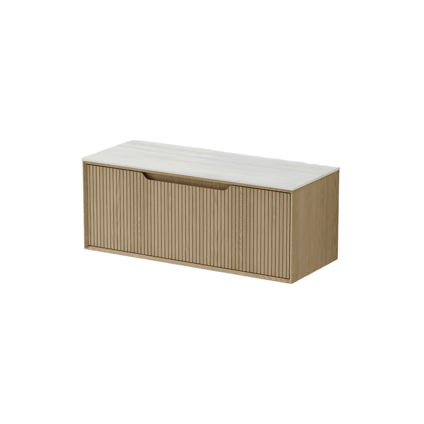 Aria 1200 Vanity | Villastone Slab Top