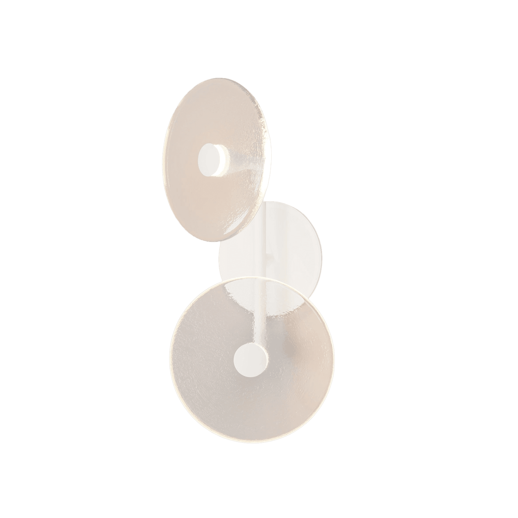 Coral Duo Rod Wall Light - (Off-Centered)