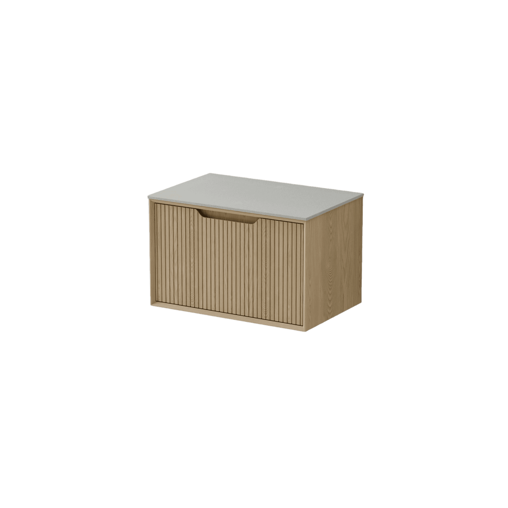 Aria 750 Wall Hung Vanity | Villastone Slab Top