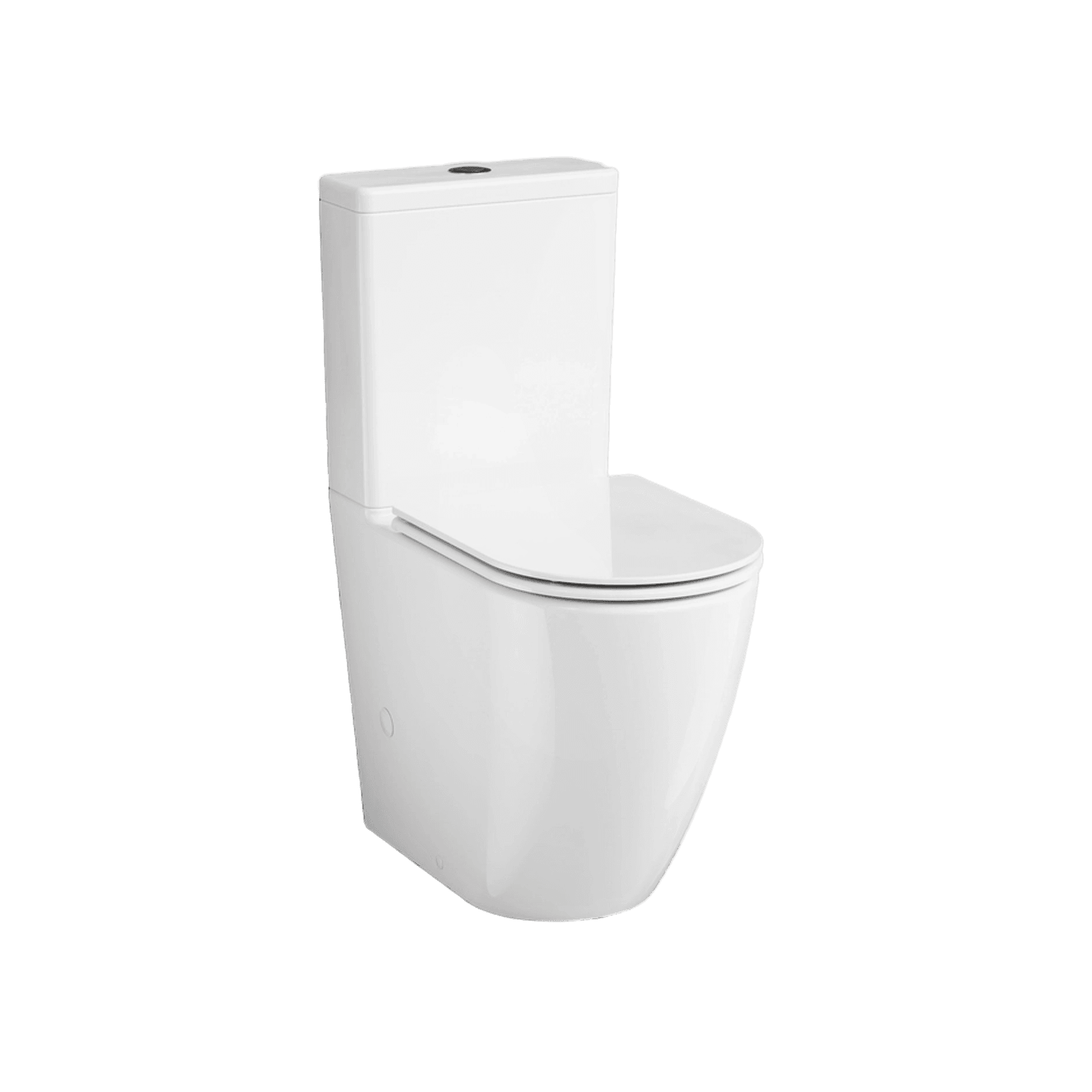 Flow Typhoon Overheight BTW Toilet Suite | Gloss White