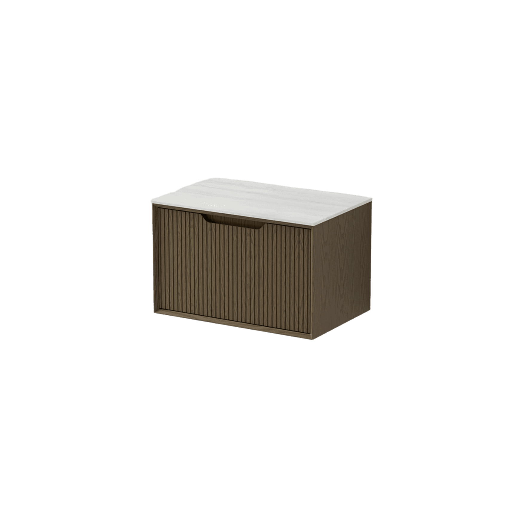 Aria 750 Wall Hung Vanity | Villastone Slab Top