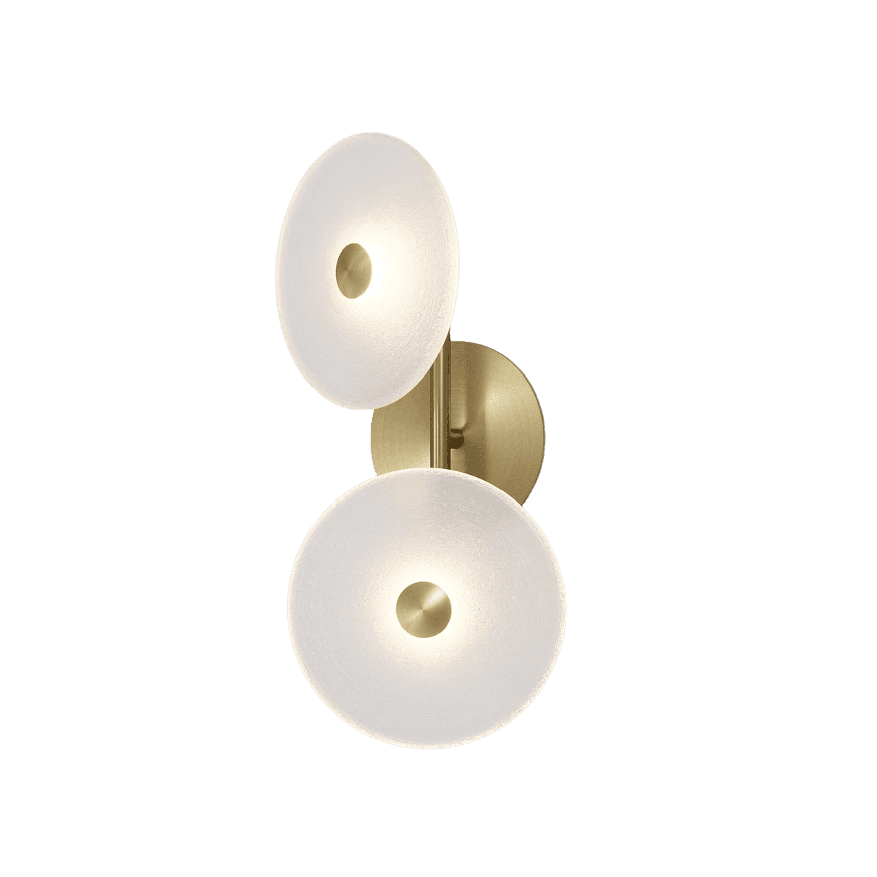 Coral Duo Rod Wall Light - (Off-Centered)