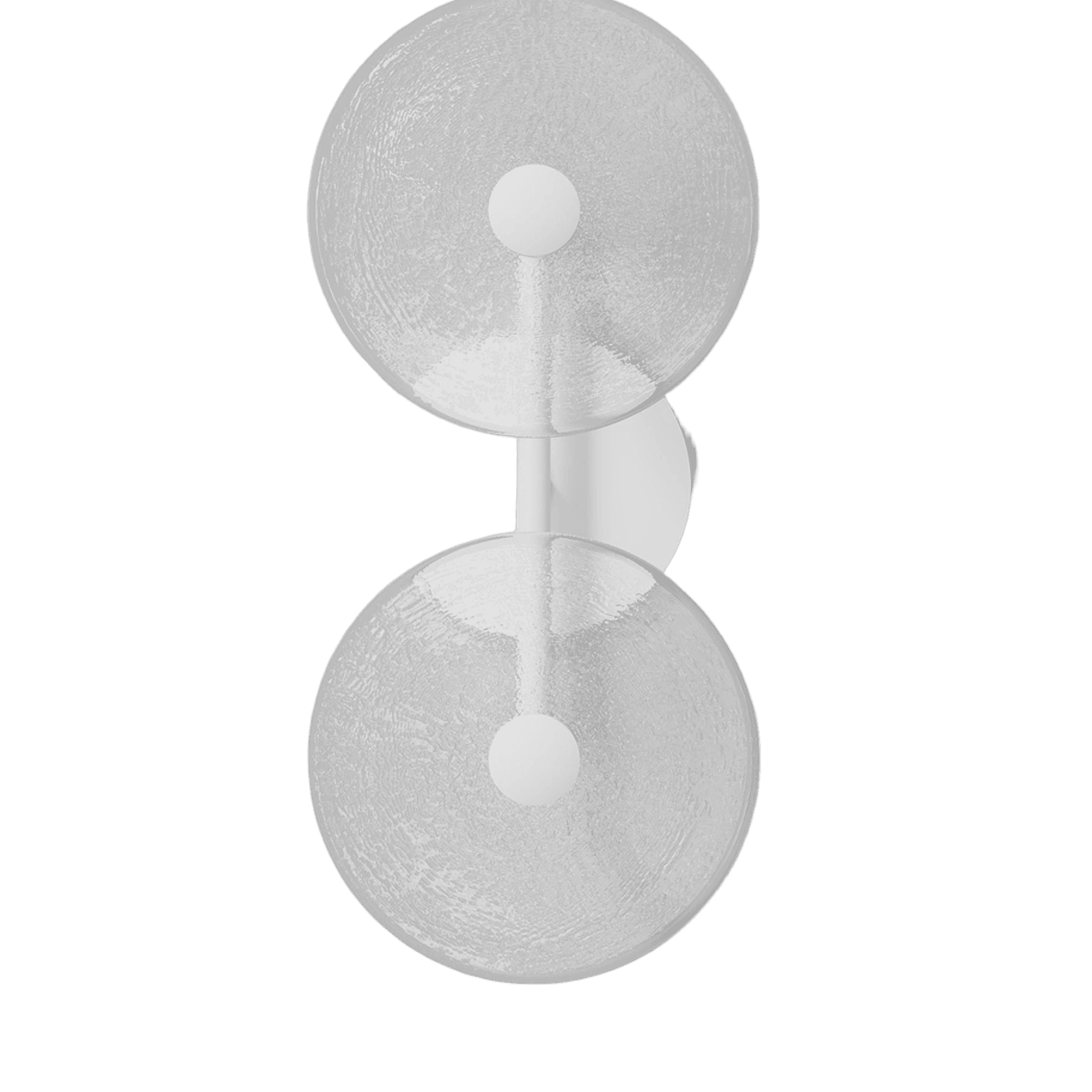 Coral Duo Rod Wall Light - (Centered)