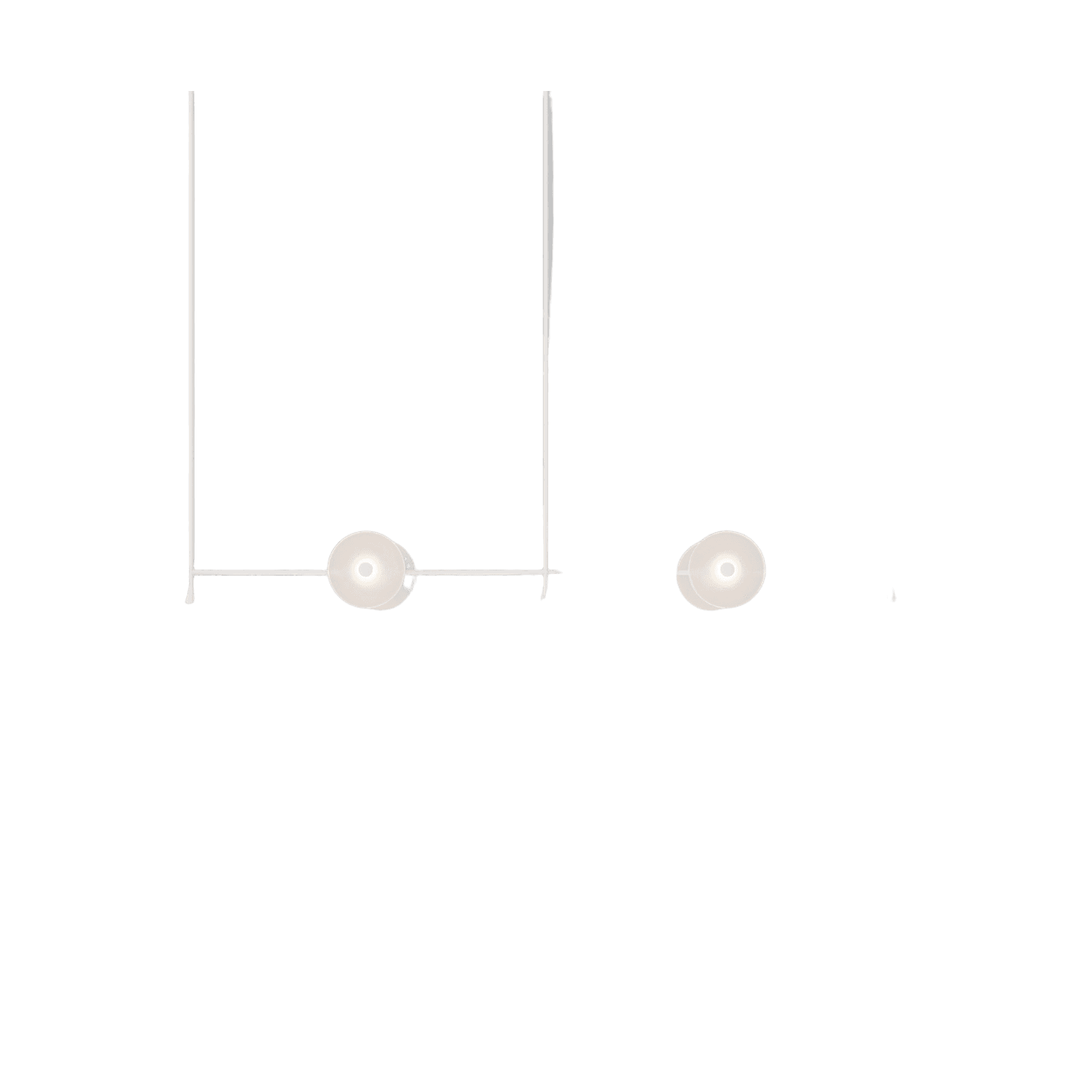 Coral Linear Rod Pendant (Seven Coral Pieces)