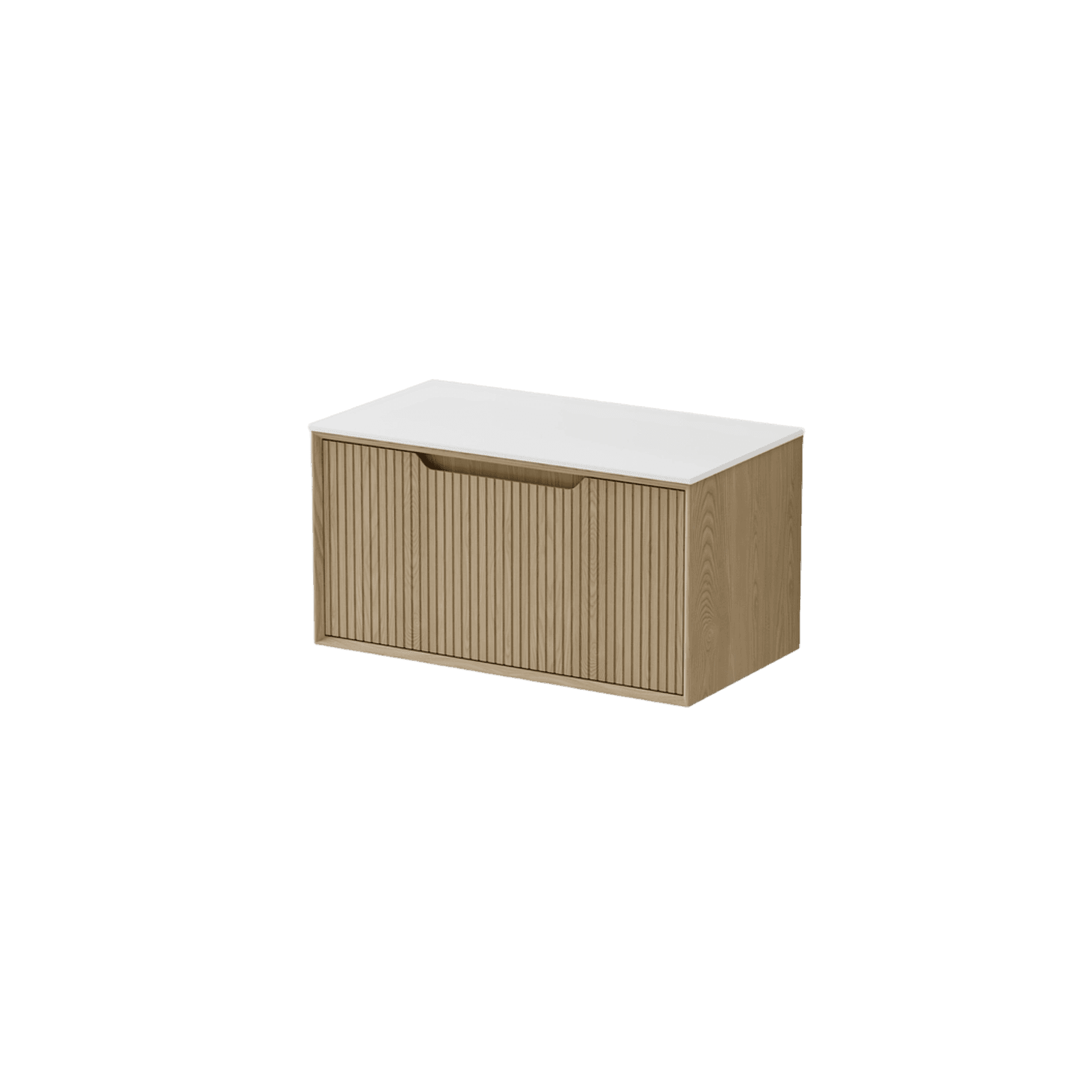 Aria 900 Vanity | Villastone Slab Top