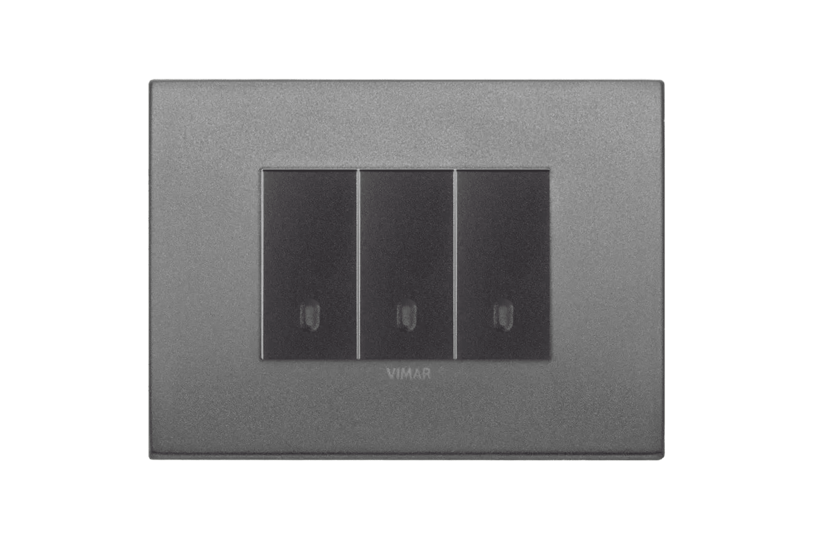 Vimar Eikon Arke Light Switches | Painted Metal