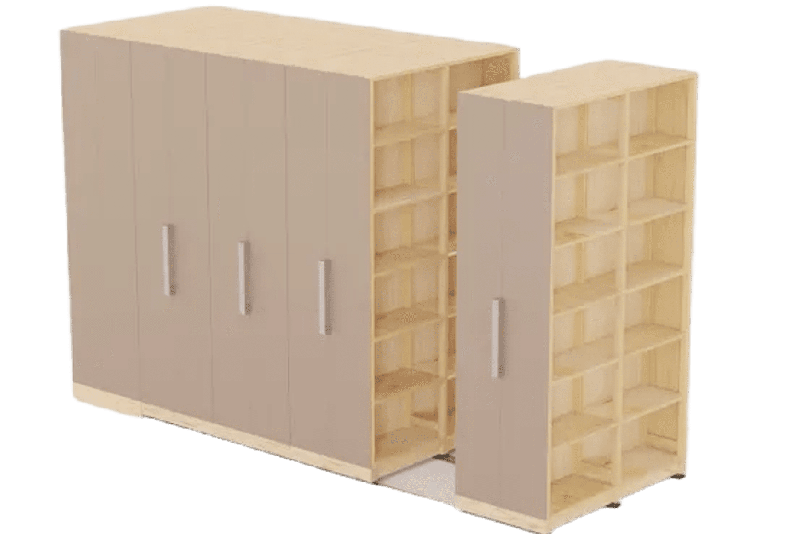 Manual Mobile Shelving by Lundia