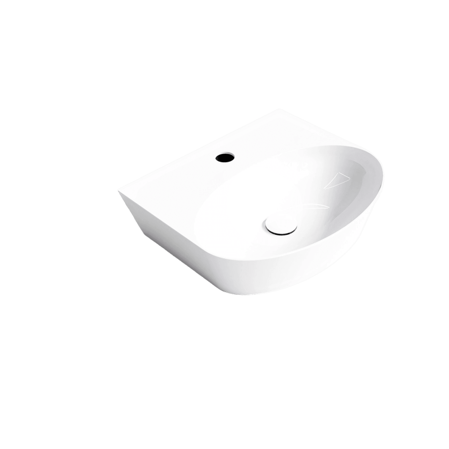 Pure Ellipse Ceramic Basin 460mm