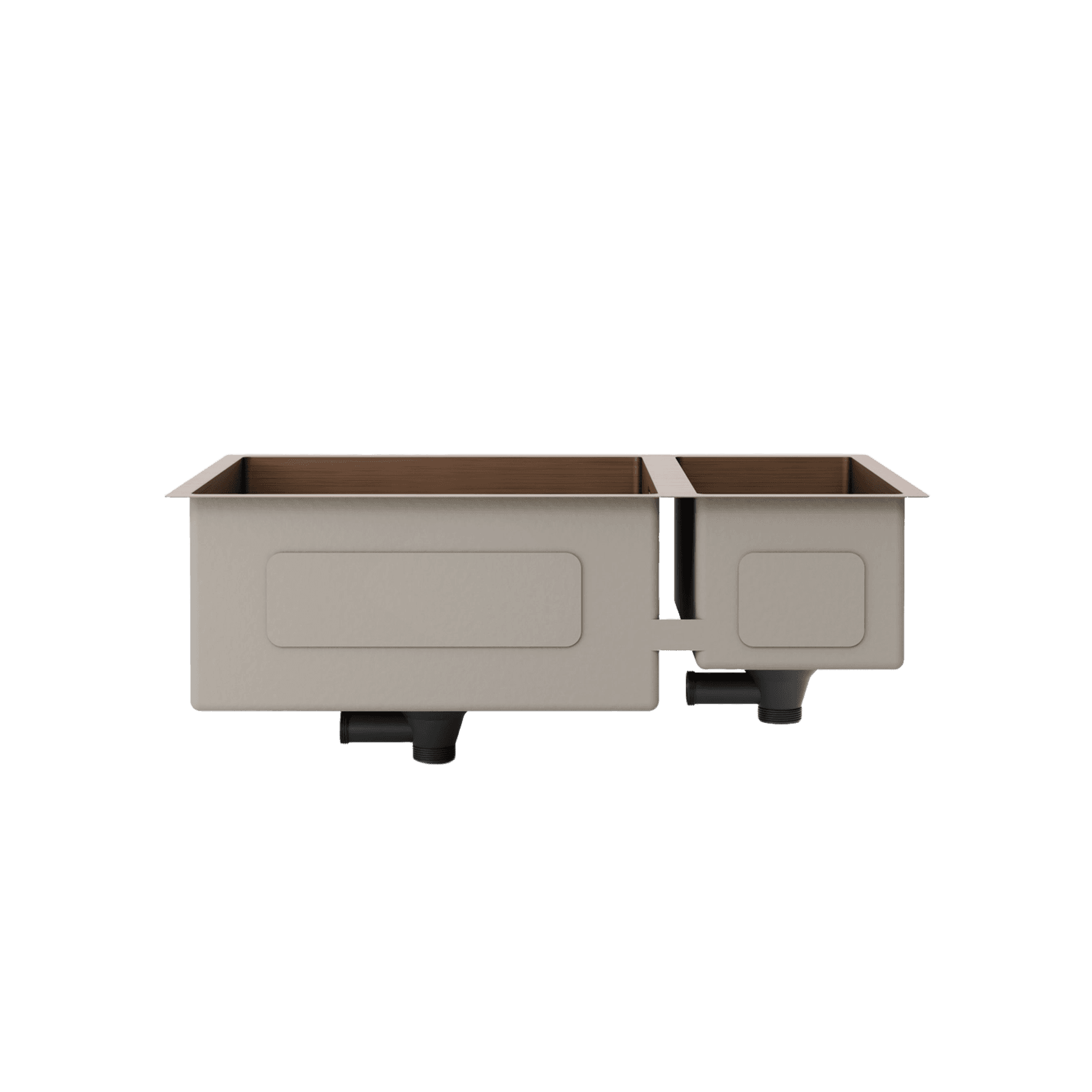 Aspen 650 (450+200) Double Bowl Sink