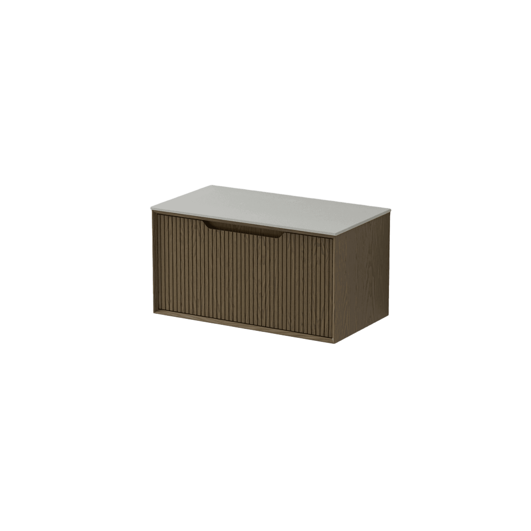 Aria 900 Vanity | Villastone Slab Top