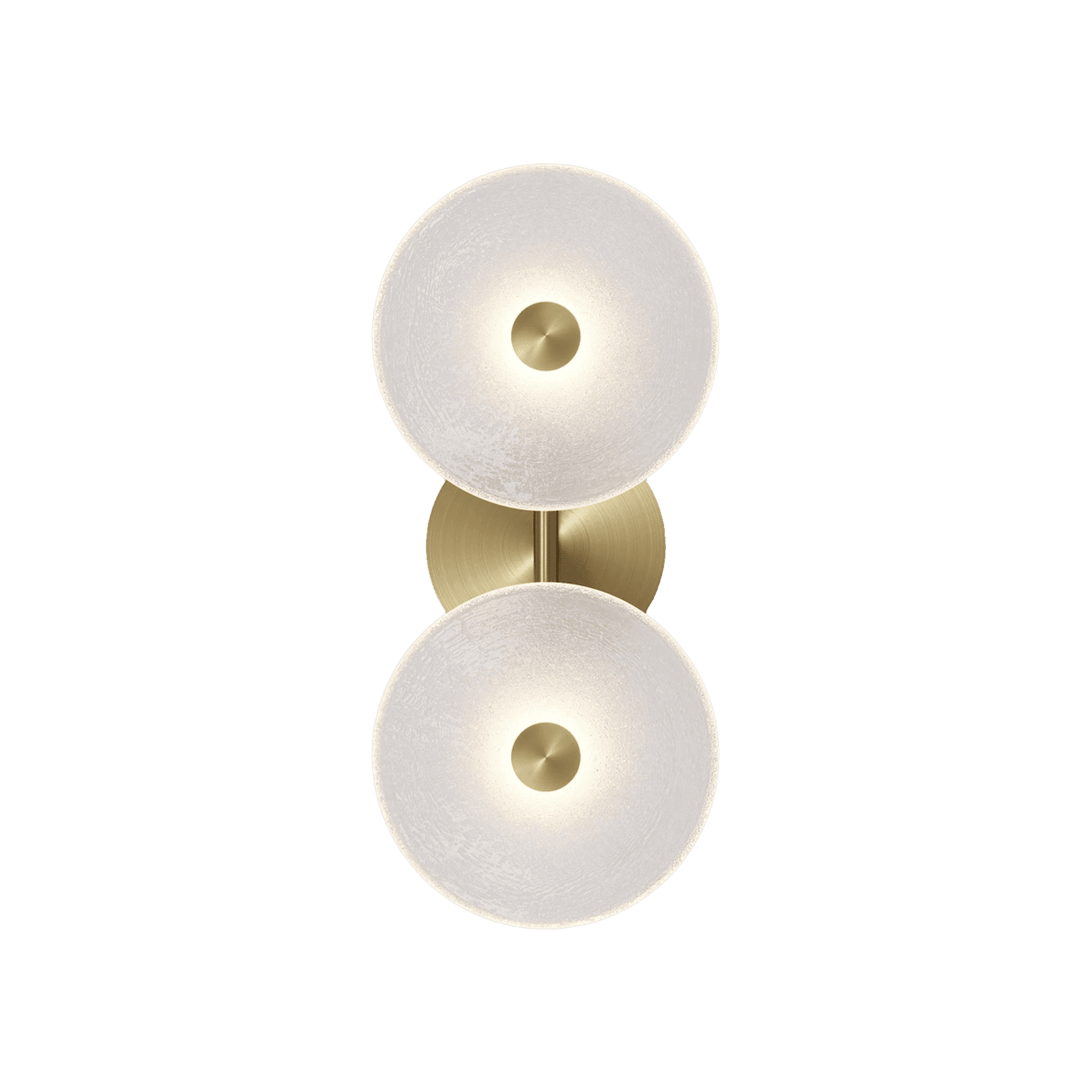 Coral Duo Rod Wall Light - (Centered)