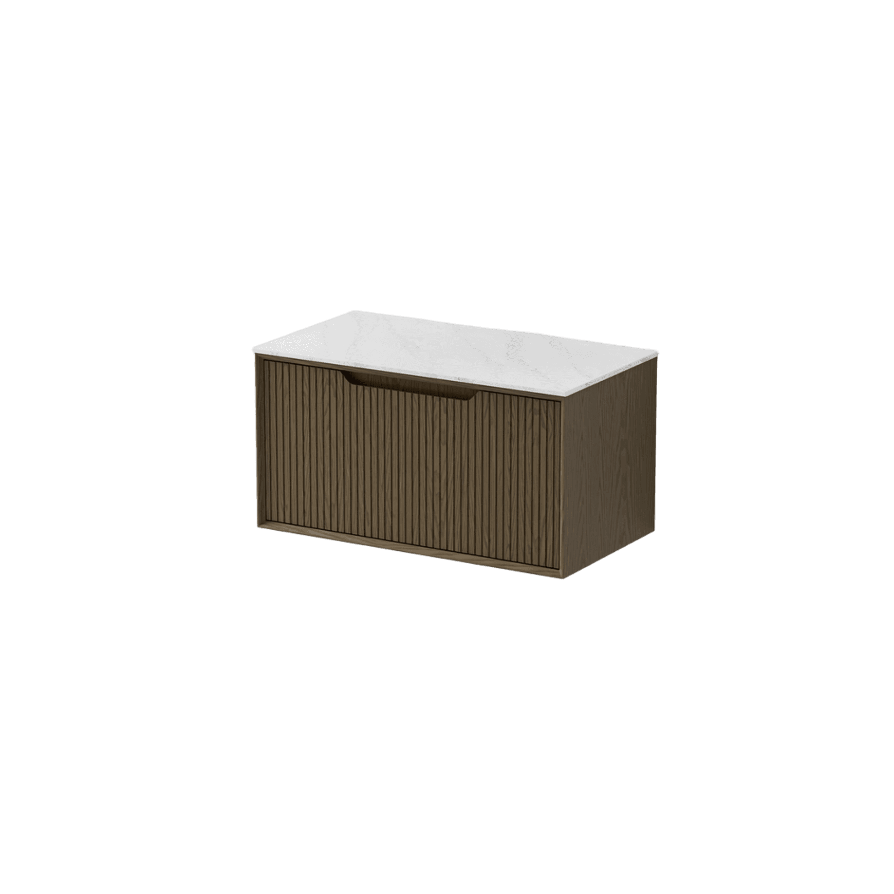 Aria 900 Vanity | Villastone Slab Top