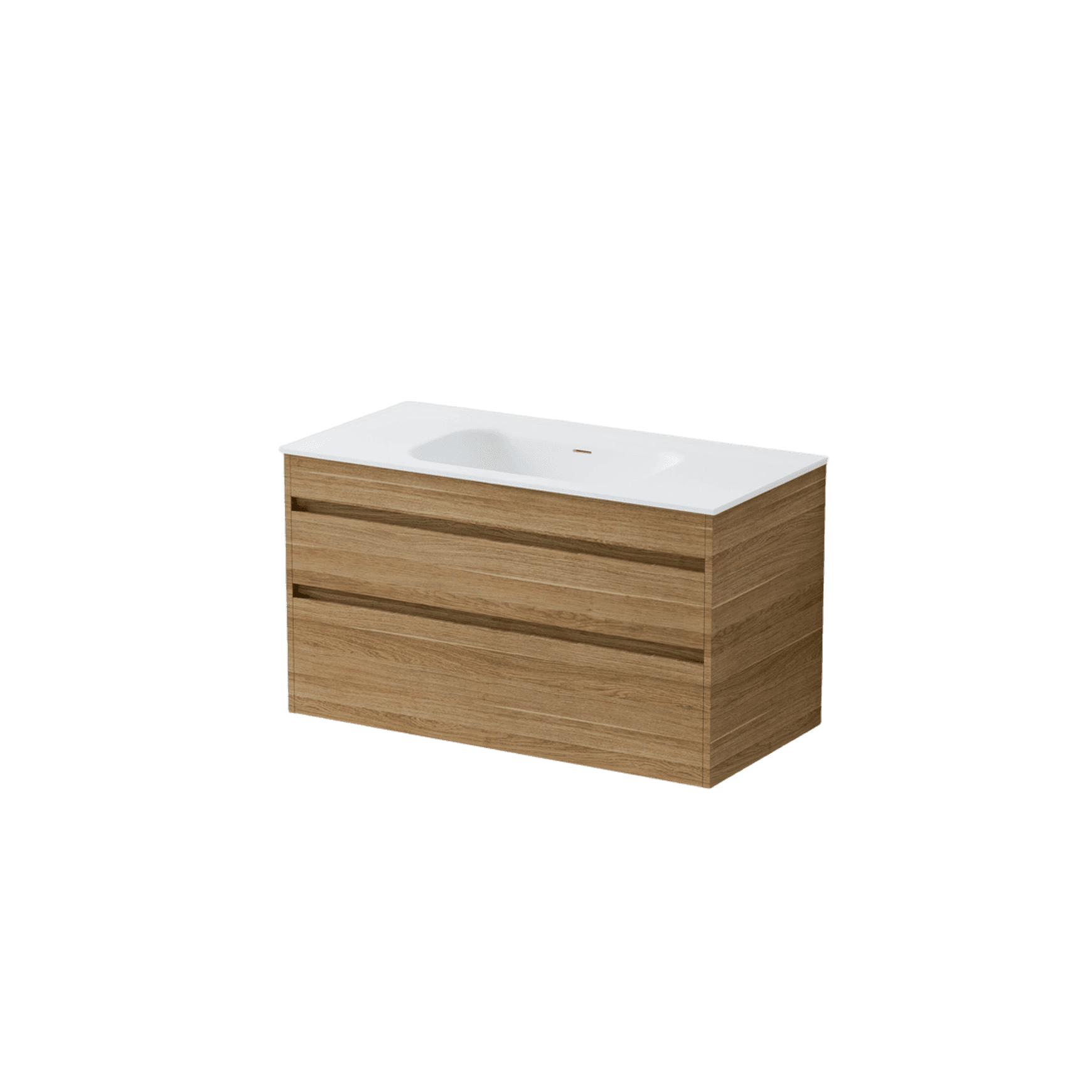 Code Luxe 1000 Wall Hung Vanity | 2 Drawer