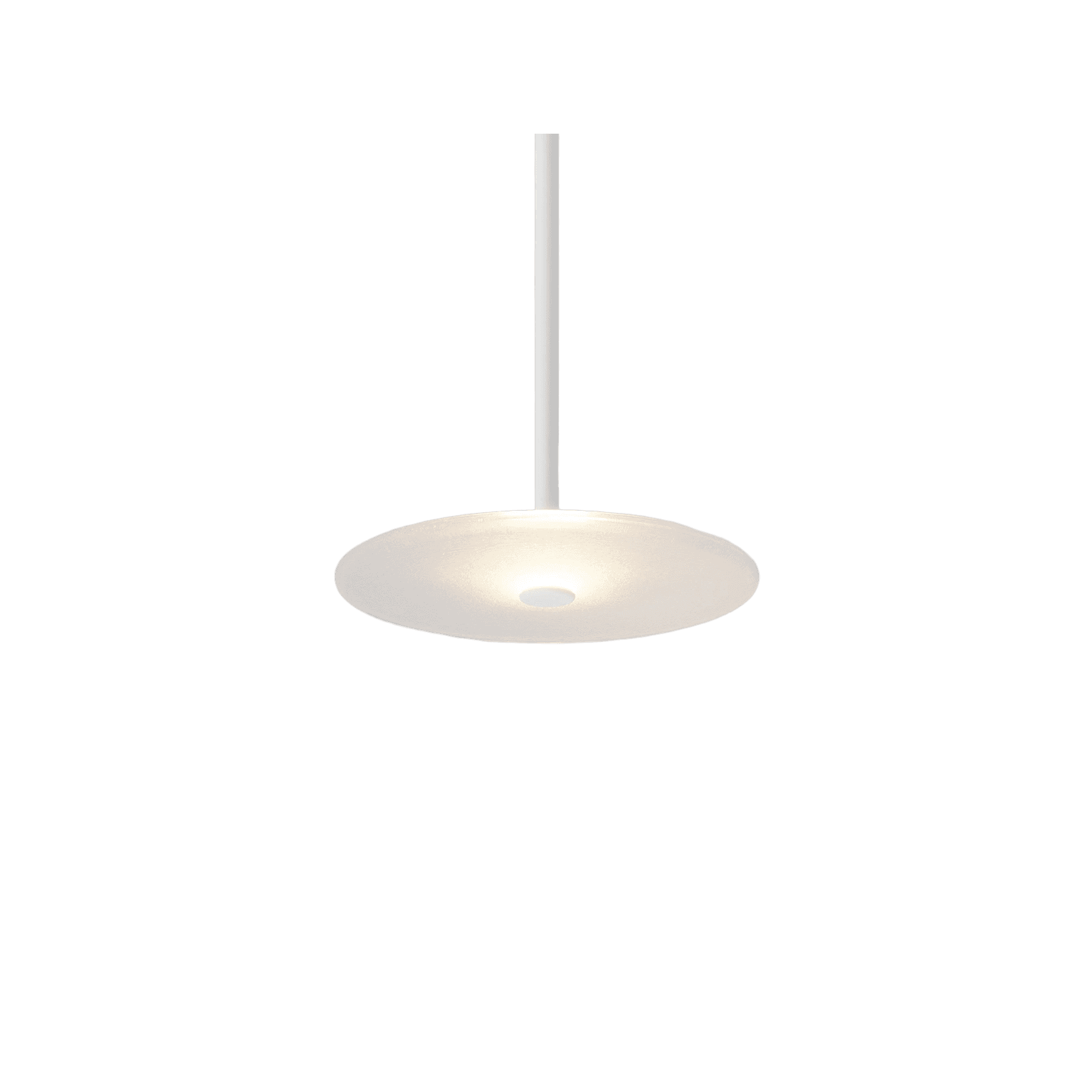 Coral Single Pendant - Frosted Glass