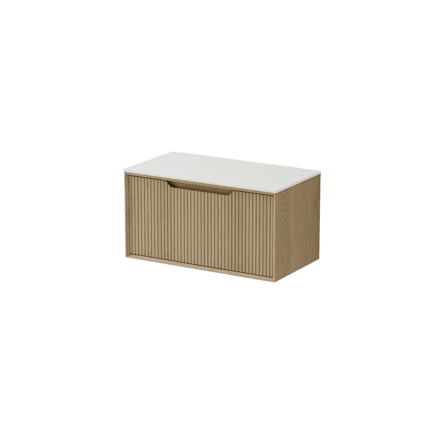 Aria 900 Vanity | Villastone Slab Top