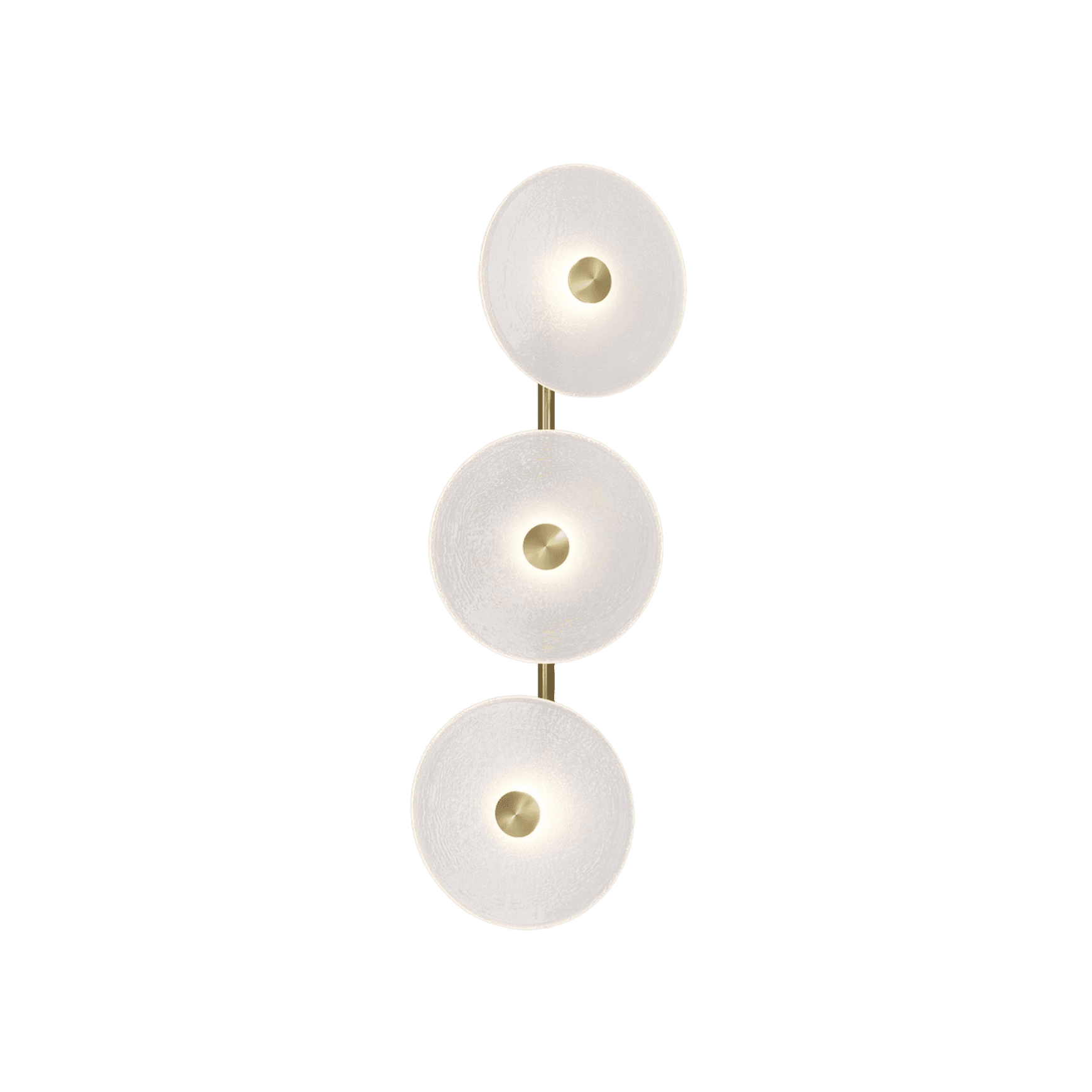 Coral Trio Rod Wall Light - (Off-Centered)