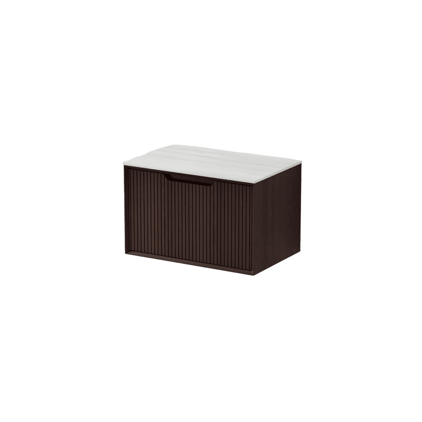 Aria 750 Wall Hung Vanity | Villastone Slab Top