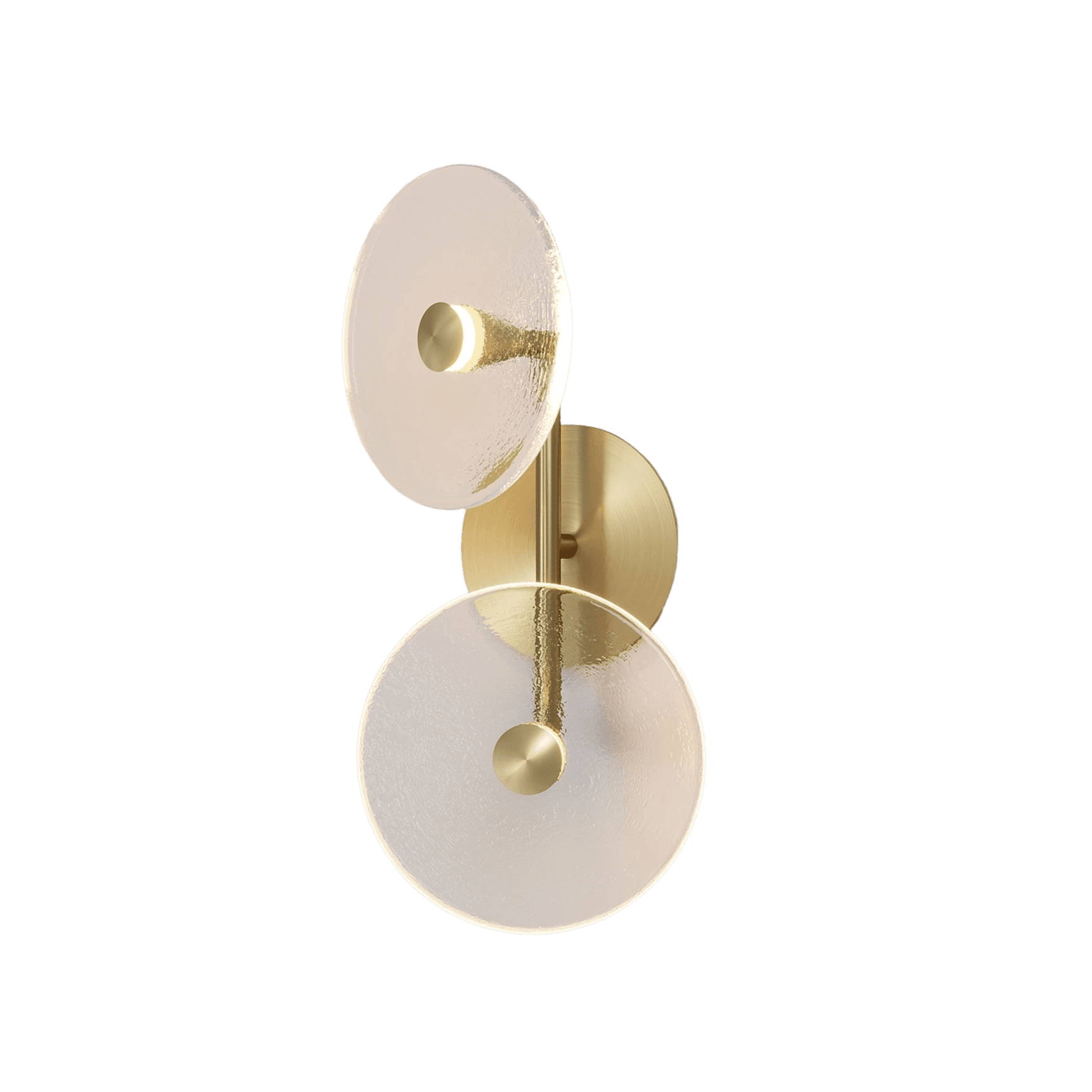 Coral Duo Rod Wall Light - (Off-Centered)