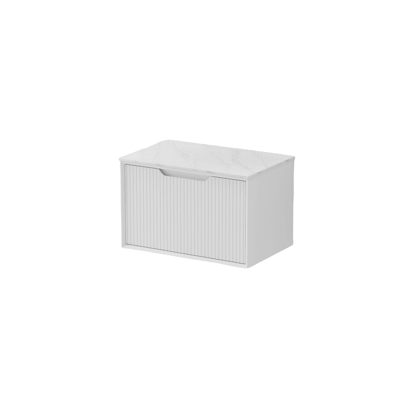 Aria 750 Wall Hung Vanity | Villastone Slab Top