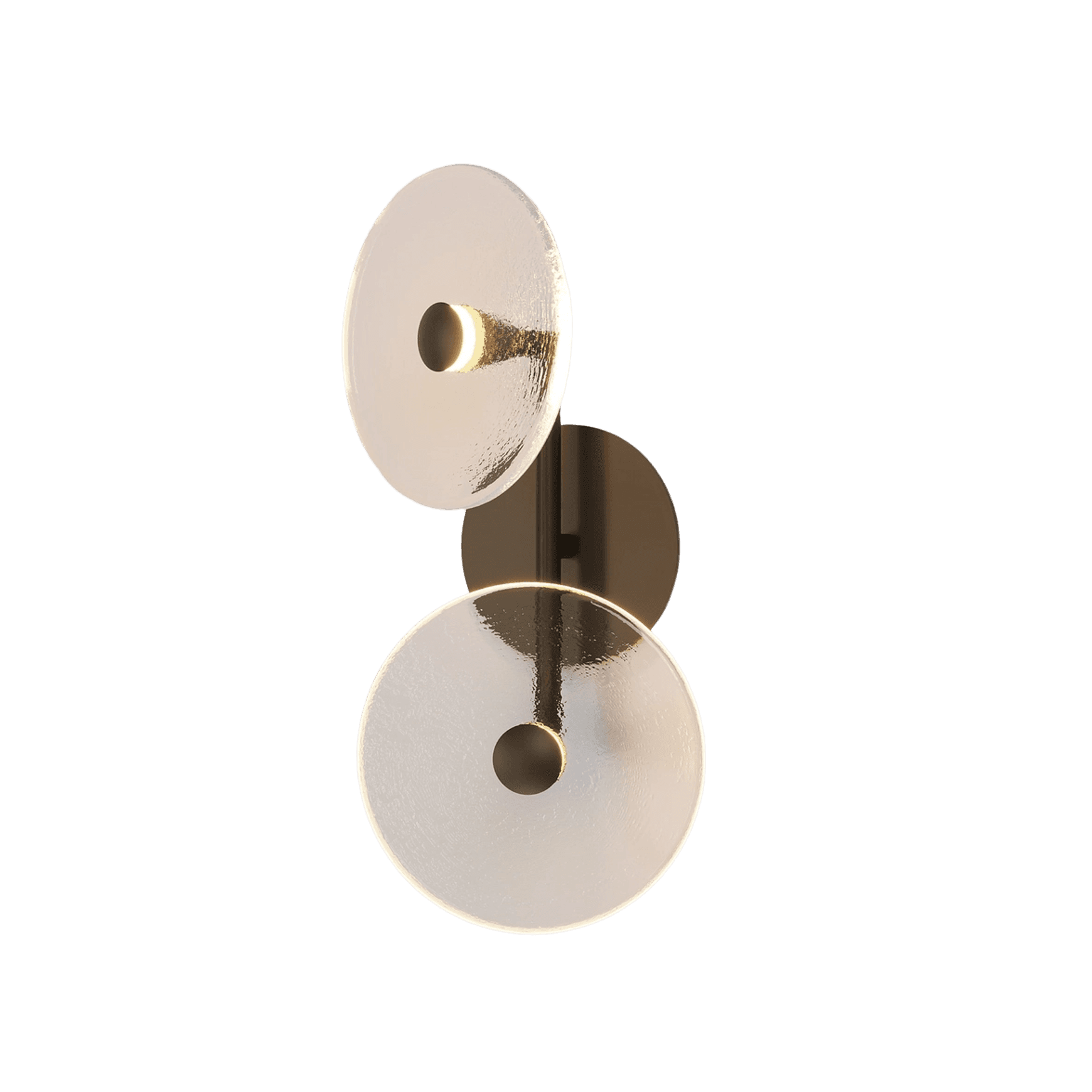 Coral Duo Rod Wall Light - (Off-Centered)
