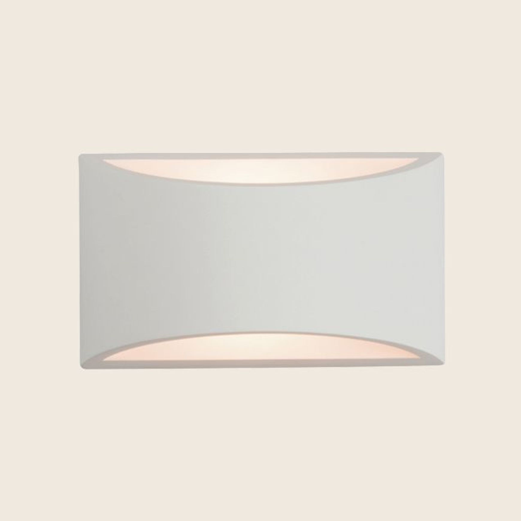 Olympia Arc Gypsum Wall Light