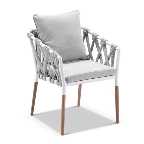Cove Outdoor Ivory Rope Dining Chair