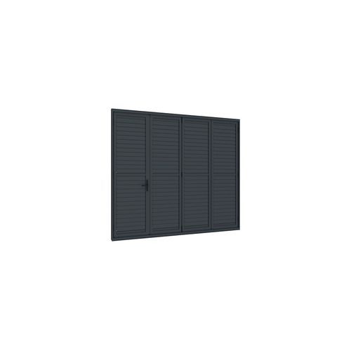 Tasman Wall Mounted Pergola Bifold Shutter Wall