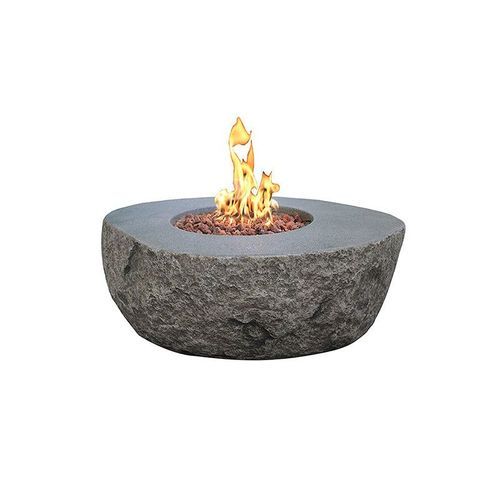 Boulder Outdoor Lpg Gas Fire Pit Table