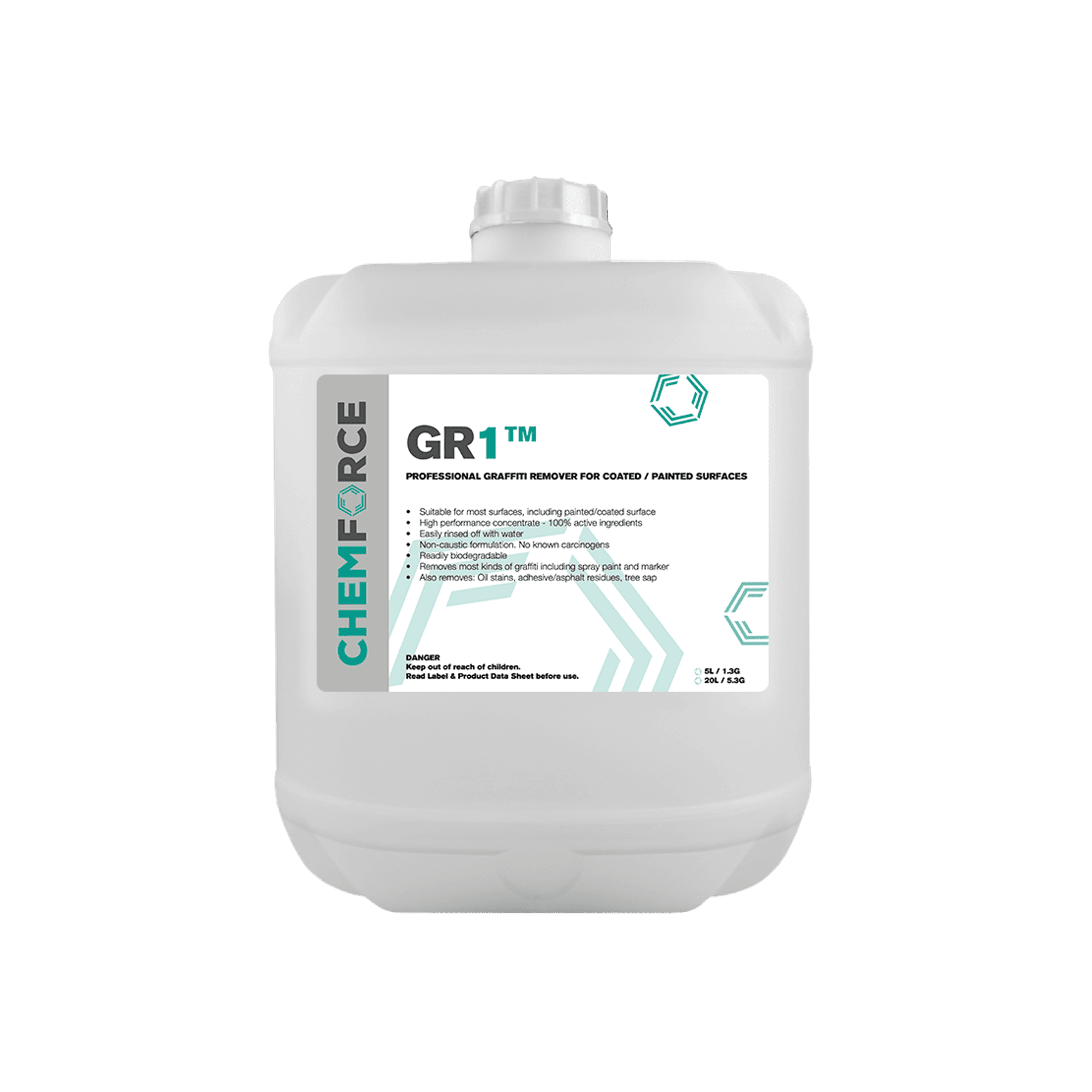 Gr1 - Graffiti Cleaner Coated Surfaces - 20 Litre