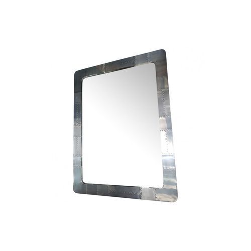 Large Rectangle Wall/Floor Aluminium Aviator Mirror (*also available in copper and polished brass)