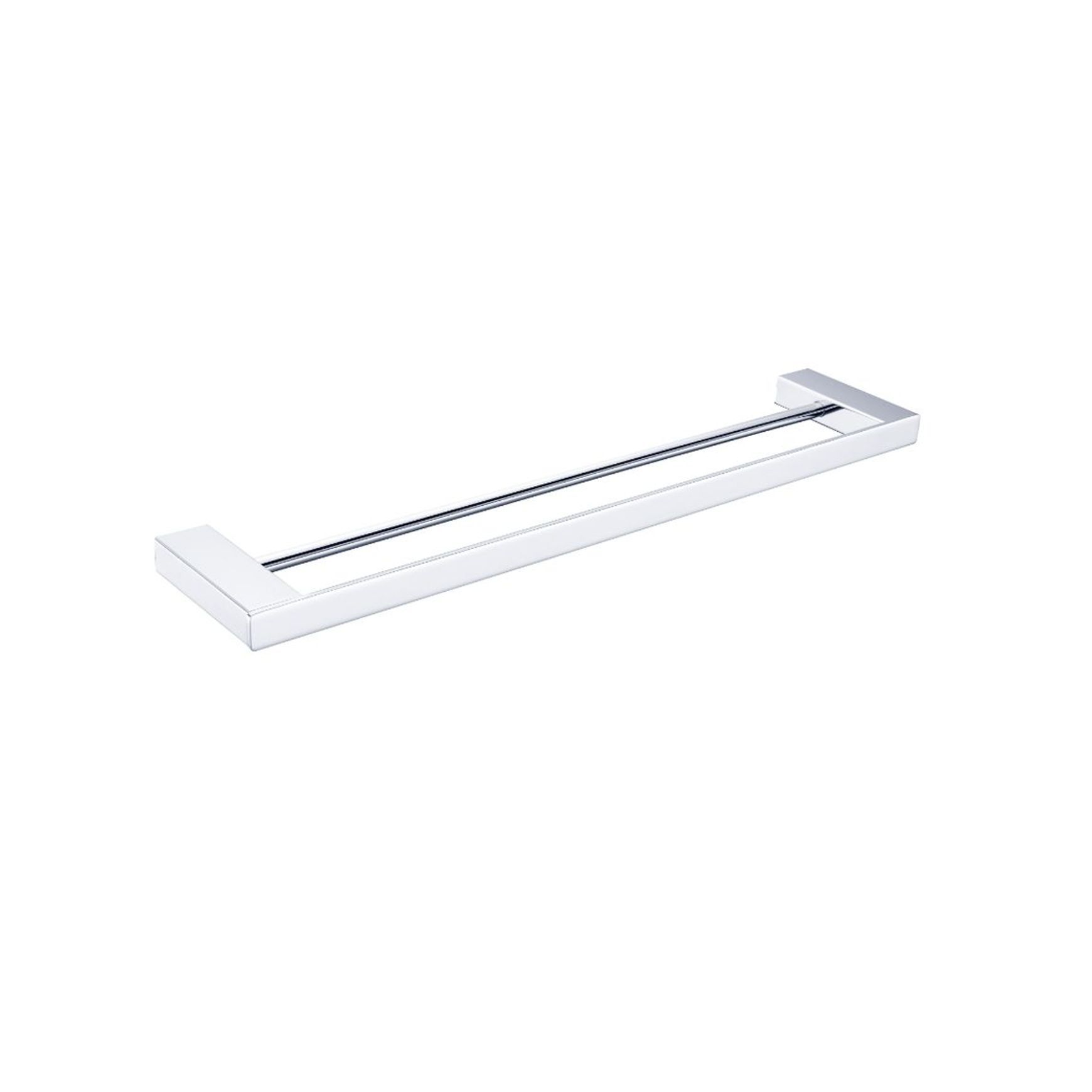 Celia Double Towel Rail 600mm Chrome