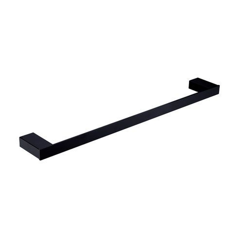 Celia Single Towel Rail 600mm Matte Black