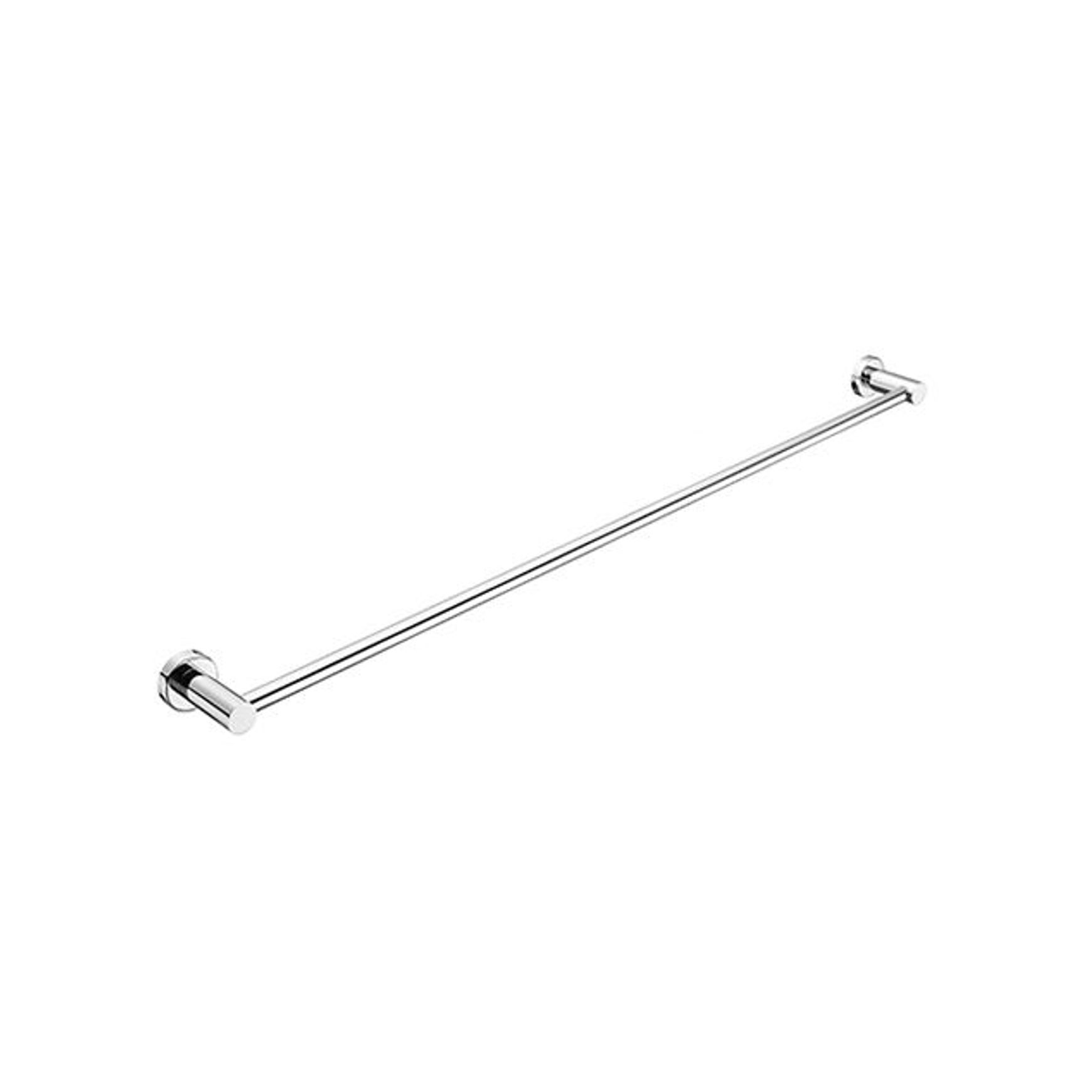 Mecca Single Towel Rail 800mm Chrome