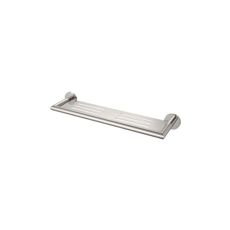 Dolce Metal Shower Shelf Brushed Nickel
