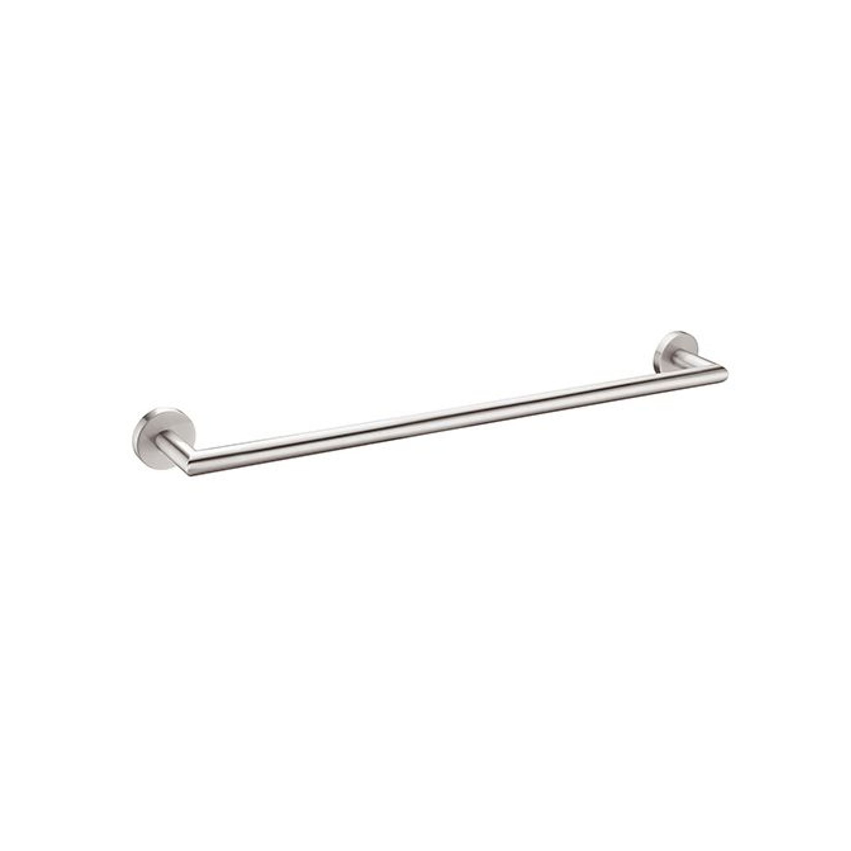 Dolce Single Towel Rail 700mm Brushed Nickel