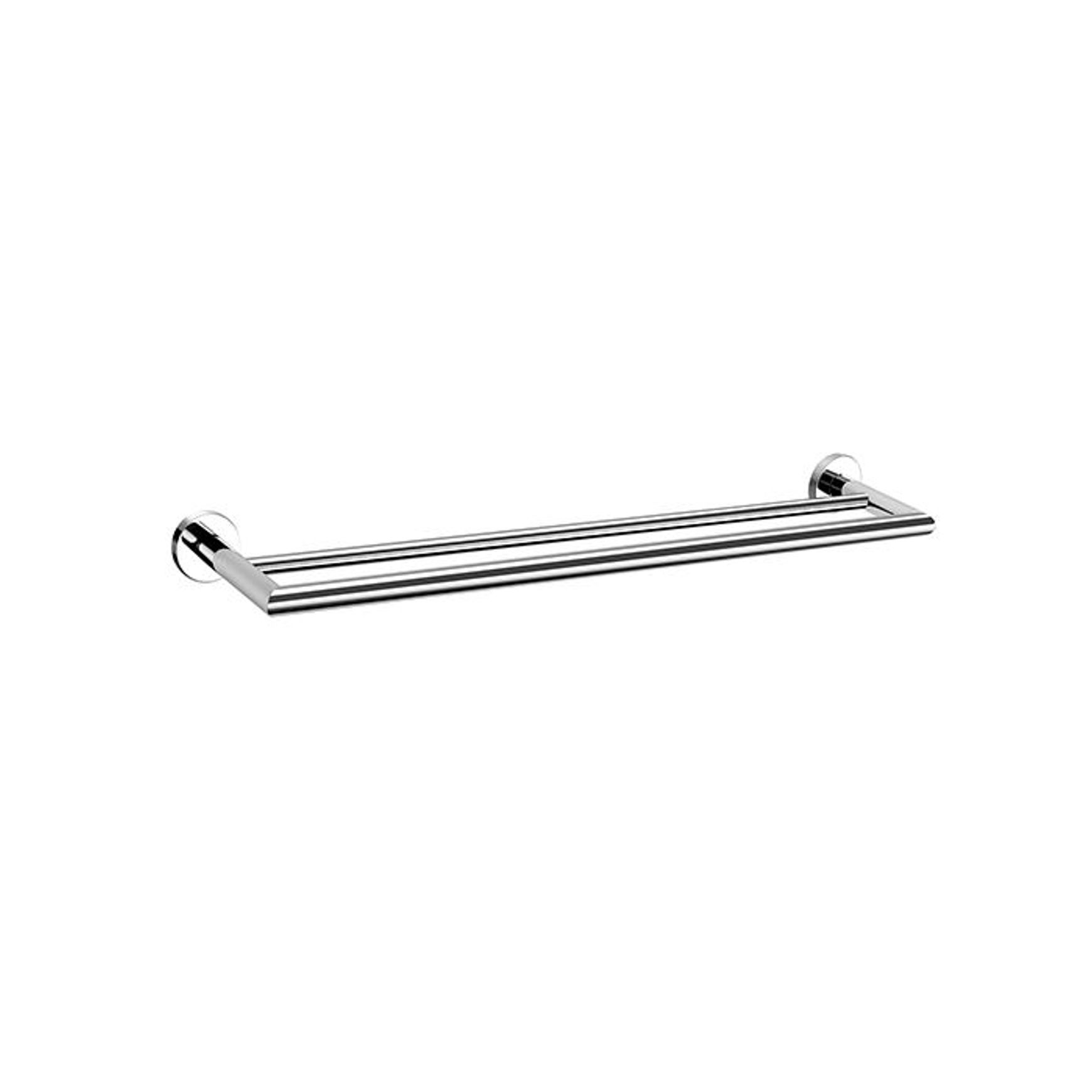 Dolce Double Towel Rail 700mm Chrome