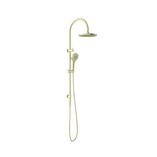 Opal Twin Shower Brushed Gold