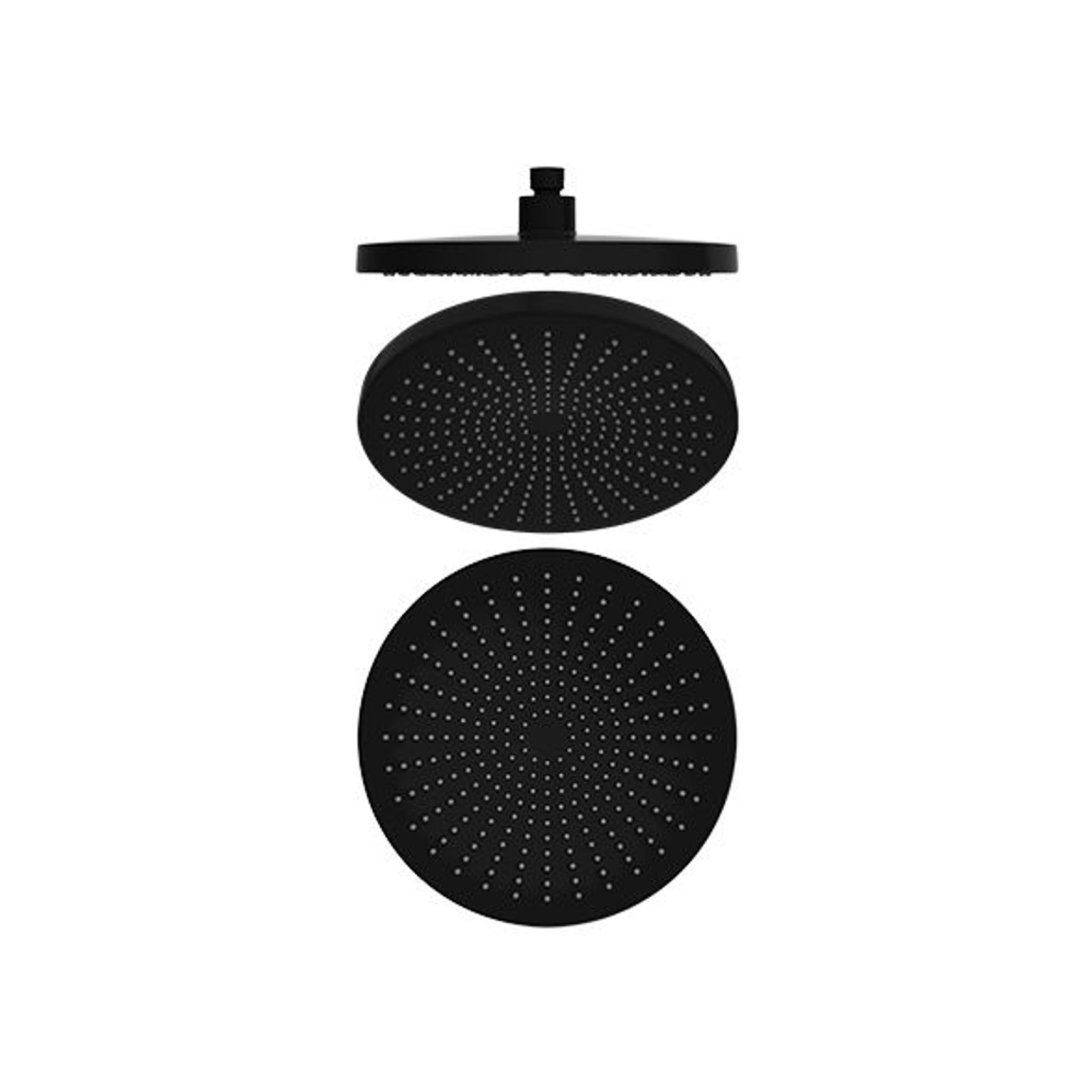 Opal 250mm Shower Head Matte Black