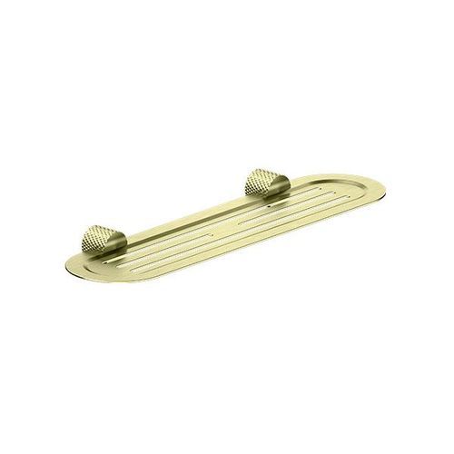 Opal Metal Shower Shelf Brushed Gold