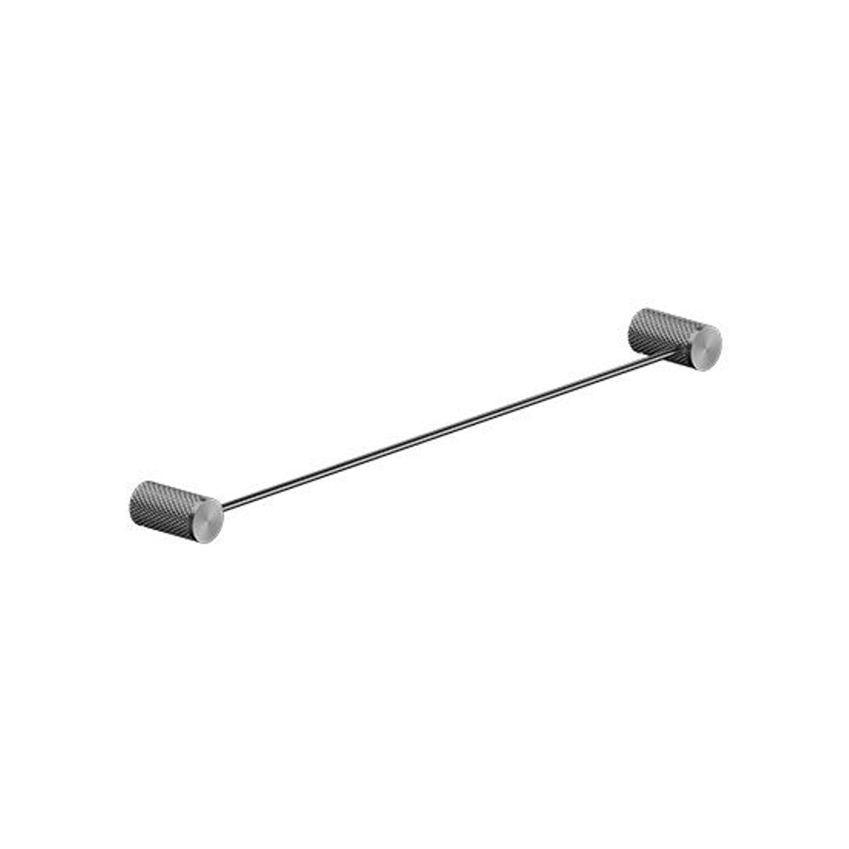 Opal Single Towel Rail 600mm Graphite